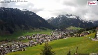 Archiv Foto Webcam Oberlech: Ausblick Pension Bergland 09:00