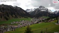 Archived image Webcam Lech am Arlberg - Guesthouse Bergland 13:00