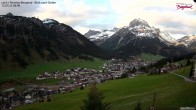 Archiv Foto Webcam Oberlech: Ausblick Pension Bergland 05:00