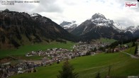 Archiv Foto Webcam Oberlech: Ausblick Pension Bergland 07:00