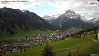 Archiv Foto Webcam Oberlech: Ausblick Pension Bergland 05:00