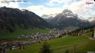 Archiv Foto Webcam Oberlech: Ausblick Pension Bergland 06:00