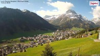 Archiv Foto Webcam Oberlech: Ausblick Pension Bergland 07:00