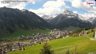 Archiv Foto Webcam Oberlech: Ausblick Pension Bergland 07:00