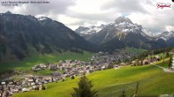 Archiv Foto Webcam Oberlech: Ausblick Pension Bergland 09:00
