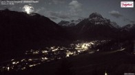 Archiv Foto Webcam Oberlech: Ausblick Pension Bergland 03:00