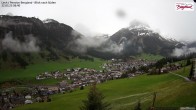 Archiv Foto Webcam Oberlech: Ausblick Pension Bergland 05:00