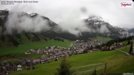 Archiv Foto Webcam Oberlech: Ausblick Pension Bergland 06:00