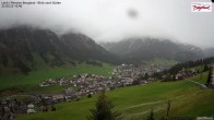 Archiv Foto Webcam Oberlech: Ausblick Pension Bergland 09:00
