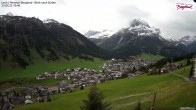 Archived image Webcam Lech am Arlberg - Guesthouse Bergland 09:00
