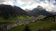 Archiv Foto Webcam Oberlech: Ausblick Pension Bergland 09:00