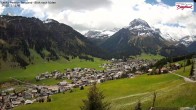 Archiv Foto Webcam Oberlech: Ausblick Pension Bergland 11:00