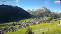 Archiv Foto Webcam Oberlech: Ausblick Pension Bergland 07:00