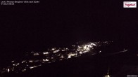 Archiv Foto Webcam Oberlech: Ausblick Pension Bergland 23:00