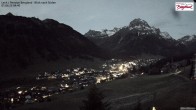 Archiv Foto Webcam Oberlech: Ausblick Pension Bergland 03:00