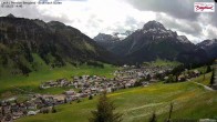 Archiv Foto Webcam Oberlech: Ausblick Pension Bergland 13:00