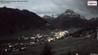 Archiv Foto Webcam Oberlech: Ausblick Pension Bergland 03:00