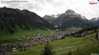 Archiv Foto Webcam Oberlech: Ausblick Pension Bergland 05:00