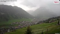 Archiv Foto Webcam Oberlech: Ausblick Pension Bergland 07:00