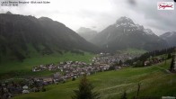 Archiv Foto Webcam Oberlech: Ausblick Pension Bergland 17:00