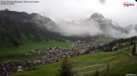 Archiv Foto Webcam Oberlech: Ausblick Pension Bergland 19:00