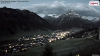 Archiv Foto Webcam Oberlech: Ausblick Pension Bergland 03:00