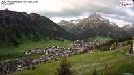 Archiv Foto Webcam Oberlech: Ausblick Pension Bergland 05:00