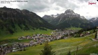 Archived image Webcam Lech am Arlberg - Guesthouse Bergland 09:00