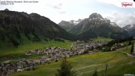 Archived image Webcam Lech am Arlberg - Guesthouse Bergland 11:00
