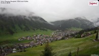 Archiv Foto Webcam Oberlech: Ausblick Pension Bergland 07:00
