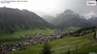 Archiv Foto Webcam Oberlech: Ausblick Pension Bergland 09:00