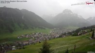 Archiv Foto Webcam Oberlech: Ausblick Pension Bergland 11:00