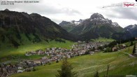 Archiv Foto Webcam Oberlech: Ausblick Pension Bergland 13:00