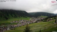 Archiv Foto Webcam Oberlech: Ausblick Pension Bergland 17:00