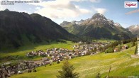 Archiv Foto Webcam Oberlech: Ausblick Pension Bergland 07:00