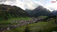Archived image Webcam Lech am Arlberg - Guesthouse Bergland 17:00