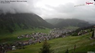 Archiv Foto Webcam Oberlech: Ausblick Pension Bergland 06:00