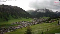 Archiv Foto Webcam Oberlech: Ausblick Pension Bergland 07:00