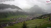 Archiv Foto Webcam Oberlech: Ausblick Pension Bergland 09:00