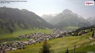 Archiv Foto Webcam Oberlech: Ausblick Pension Bergland 11:00