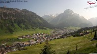 Archiv Foto Webcam Oberlech: Ausblick Pension Bergland 15:00