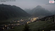 Archiv Foto Webcam Oberlech: Ausblick Pension Bergland 04:00