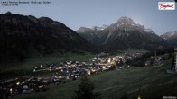 Archiv Foto Webcam Oberlech: Ausblick Pension Bergland 03:00