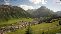 Archiv Foto Webcam Oberlech: Ausblick Pension Bergland 15:00