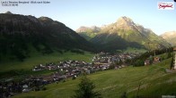 Archiv Foto Webcam Oberlech: Ausblick Pension Bergland 05:00