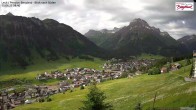 Archiv Foto Webcam Oberlech: Ausblick Pension Bergland 07:00