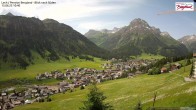 Archiv Foto Webcam Oberlech: Ausblick Pension Bergland 09:00