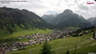 Archiv Foto Webcam Oberlech: Ausblick Pension Bergland 13:00
