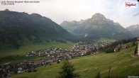 Archiv Foto Webcam Oberlech: Ausblick Pension Bergland 05:00