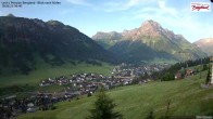 Archiv Foto Webcam Oberlech: Ausblick Pension Bergland 05:00